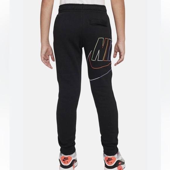 Nike Unisex Kids' Fleece Joggers Boys' Athletic Pants -Little Kid sweatpants 4 - Picture 8 of 12